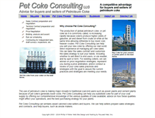 Tablet Screenshot of petcokeconsulting.com